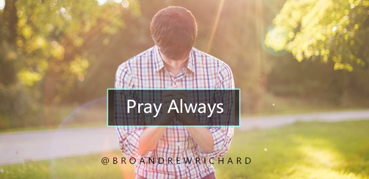 Jesus was both human and God.  He prayed always.  Even at the point of death, He had TIME to pray and seek the face of His heavenly Father.  He went around doing good to people, but He used to begin His day very early in the morning with prayer. 